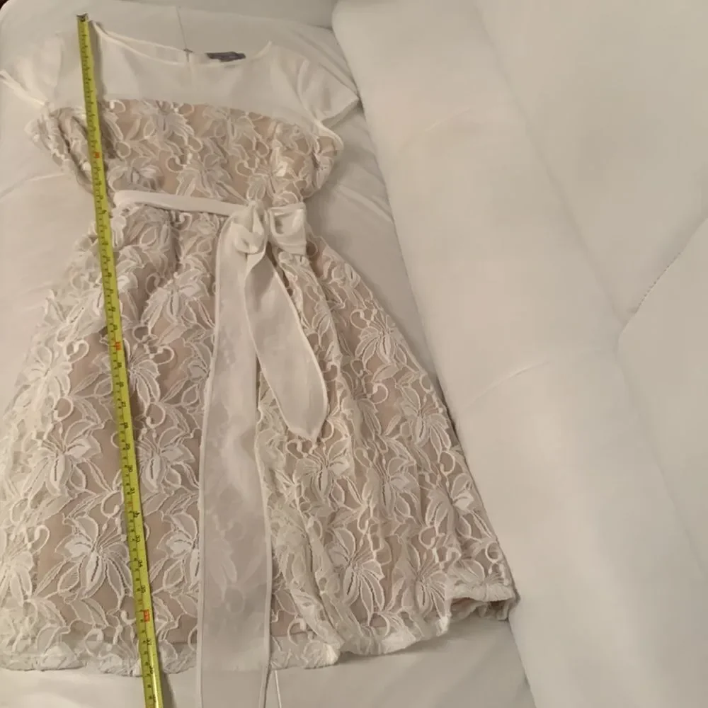 Danny & Nicole Floral Lace Flare Dress Size 10